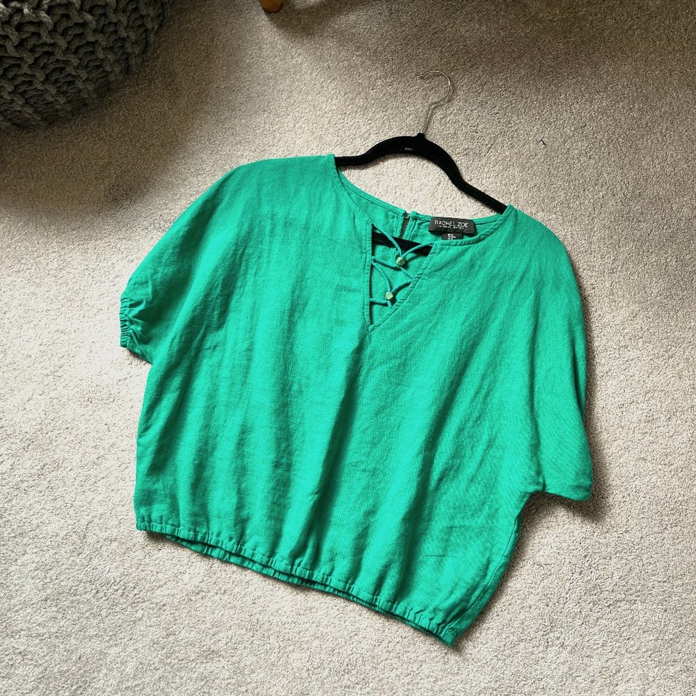 Rachel Zoe Linen Blend Top